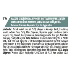 Pro Plan Puppy Medium Sensitive Digestion Kuzulu ve Pirinçli Orta Irk Yavru Köpek Maması 3kg