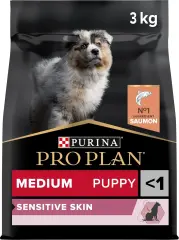 Pro Plan Puppy Medium Sensitive Skin Somonlu Orta Irk Yavru Köpek Maması 3kg
