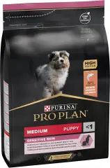 Pro Plan Puppy Medium Sensitive Skin Somonlu Orta Irk Yavru Köpek Maması 3kg