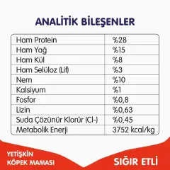 Wanpy Sığır Etli Tahılsız Yetişkin Köpek Maması 1.5 KG
