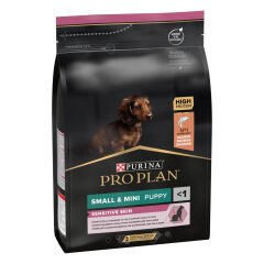 Pro Plan Puppy Small&Mini Sensitive Skin Somonlu Küçük Irk Yavru Köpek Maması 3kg