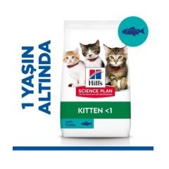 Hill's SCIENCE PLAN Healthy Development Ton Balıklı Yavru Kedi Maması 1kg + 0,5kg HEDİYE!