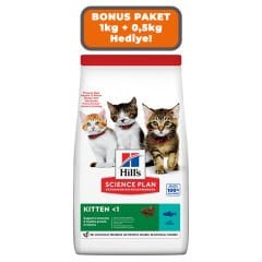 Hill's SCIENCE PLAN Healthy Development Ton Balıklı Yavru Kedi Maması 1kg + 0,5kg HEDİYE!
