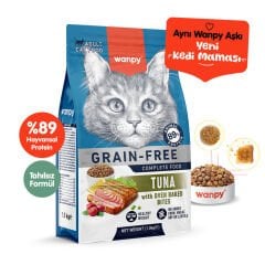 Wanpy Ton Balıklı Tahılsız Yetişkin Kedi Maması 1,5kg