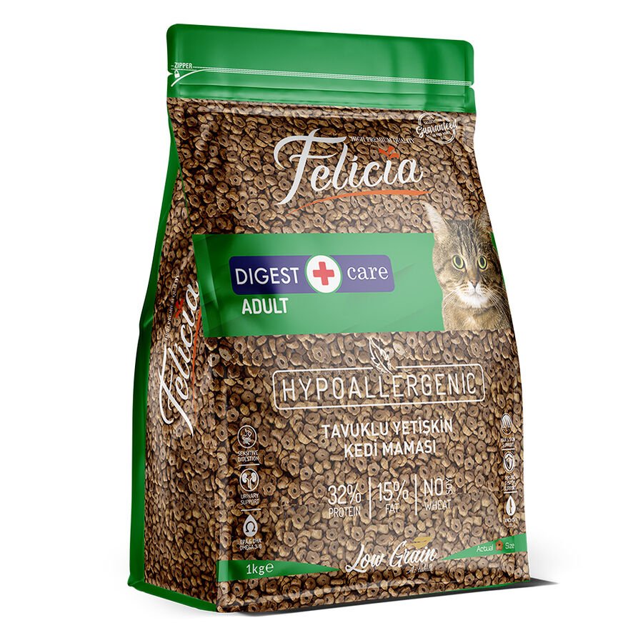 Felicia Az Tahıllı Yetişkin Tavuklu HypoAllergenic 1 Kg
