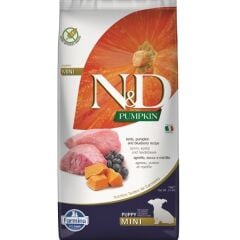 N&D Pumpkin Bal Kabaklı Kuzu Etli ve Yaban Mersinli Küçük Irk Tahılsız Yavru Köpek Maması 7kg