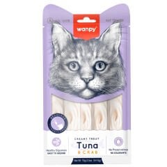 Wanpy Ton Balıklı ve Yengeçli Krema Kedi Ödül Maması 14gr (5'li)