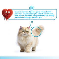 Wanpy Hairball Control Morinalı ve Tavuklu Tüy Yumağı Önleyici Krema Kedi Ödül Maması 14gr (5'li)