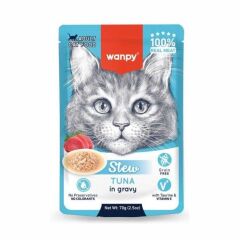 Wanpy Stew Sos İçinde Ton Balıklı Yetişkin Kedi Konservesi 70gr