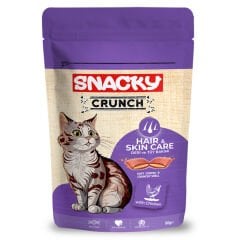Snacky Crunch Hair&Skin Care Deri ve Tüy Bakımı için Tavuklu Kedi Ödül Maması 60gr