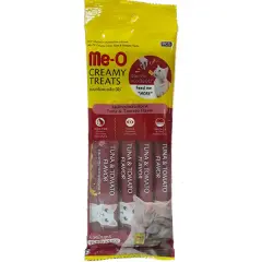 Meo Creamy Ton Balıklı ve Domatesli Kedi Ödül Maması 4x15gr