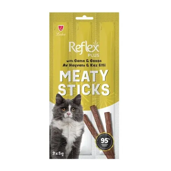 Reflex Kaz ve Av Hayvanlı Stick Kedi Ödül Maması 3x5 gr