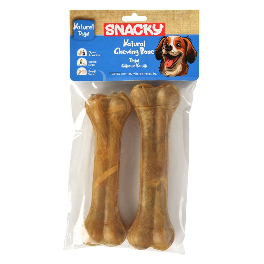 Snacky Nat. Köpek Çiğneme Kemiği 15cm *2'li *155g