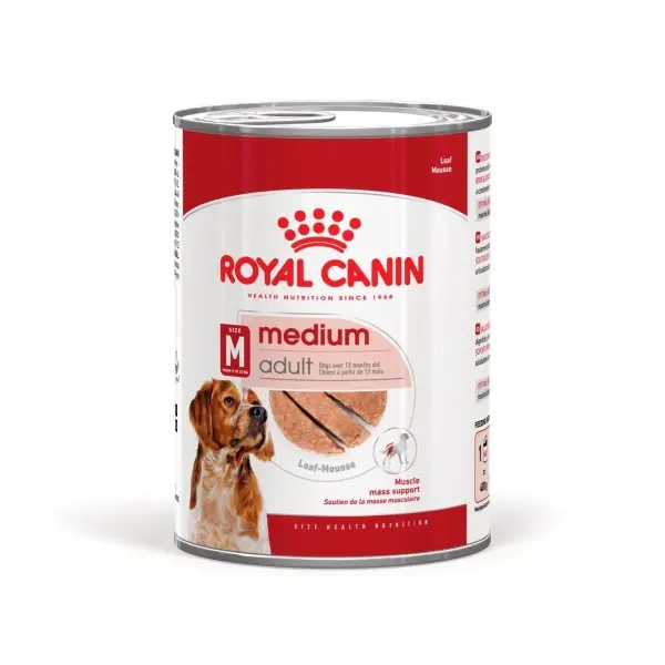 Royal Canin Loaf Mousse Orta Irk Ezme Yetişkin Köpek Konservesi 410gr
