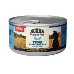 Acana Premium Pate Ton Balıklı ve Tavuklu Ezme Yetişkin Kedi Konservesi 85gr