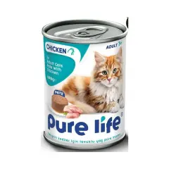 Pure Life Somon Balıklı Pate Kedi Konservesi 400gr