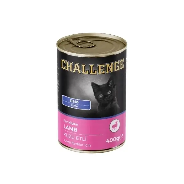 Challenge Pate Kuzu Etli Yavru Kedi Konservesi 400gr