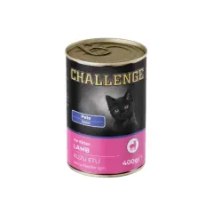 Challenge Pate Kuzu Etli Yavru Kedi Konservesi 400gr