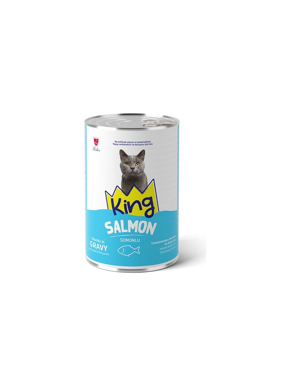 King Somon Etli Yetişkin Kedi Konservesi 400 gr