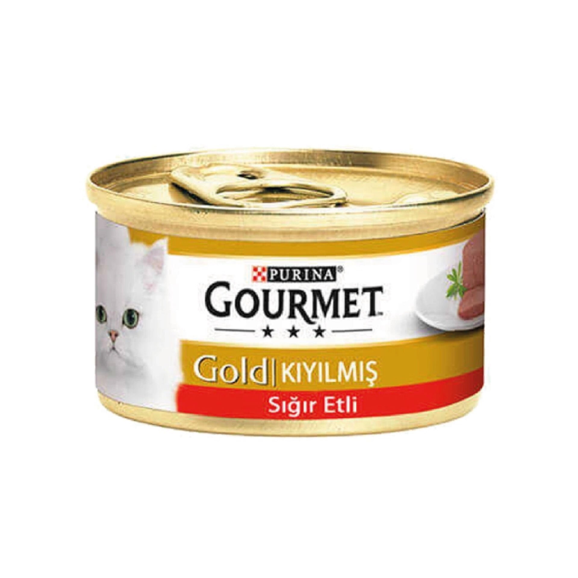 Gourmet Gold Kıyılmış Sığır Etli Kedi Konservesi 85gr