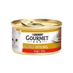 Gourmet Gold Kıyılmış Sığır Etli Kedi Konservesi 85gr