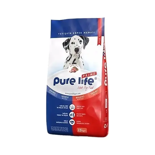 Purelife Prime Biftek Etli Yetişkin Köpek Maması 15 kg