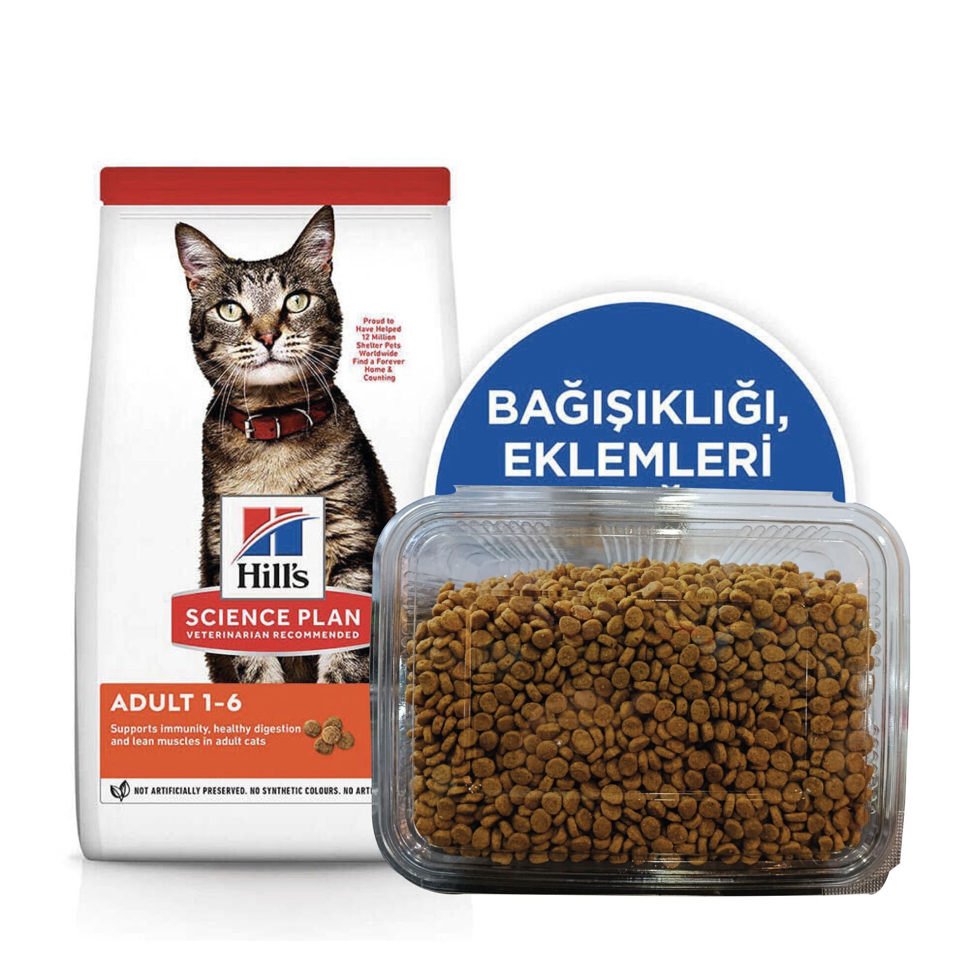 Hills  Tavuklu Yetişkin Kedi Maması 1kg (Açık Mama)