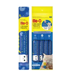 Me-O Tavuk Ciğer ve Keçi Sütlü Krema Kedi Ödül Maması 15gr (4'lü)