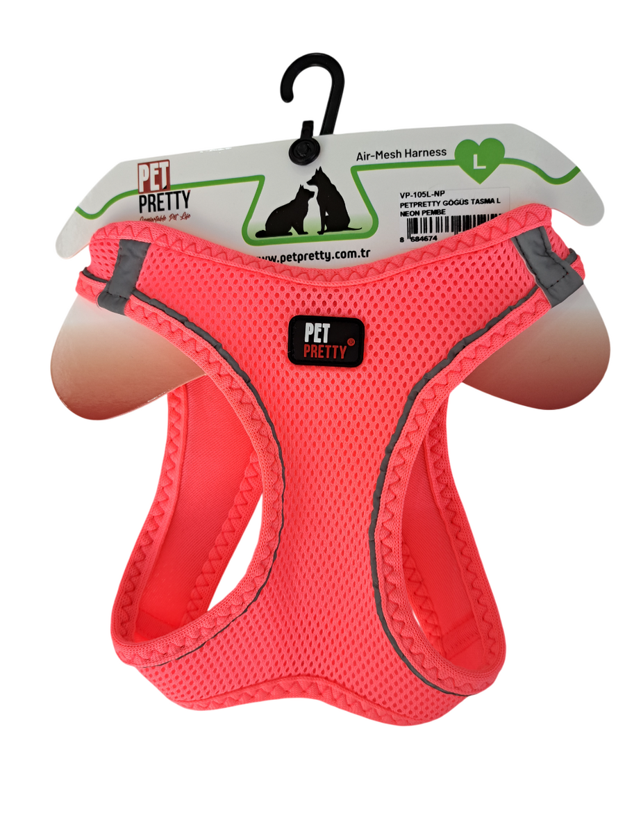 PetPretty Göğüs Tasma L Neon Pembe