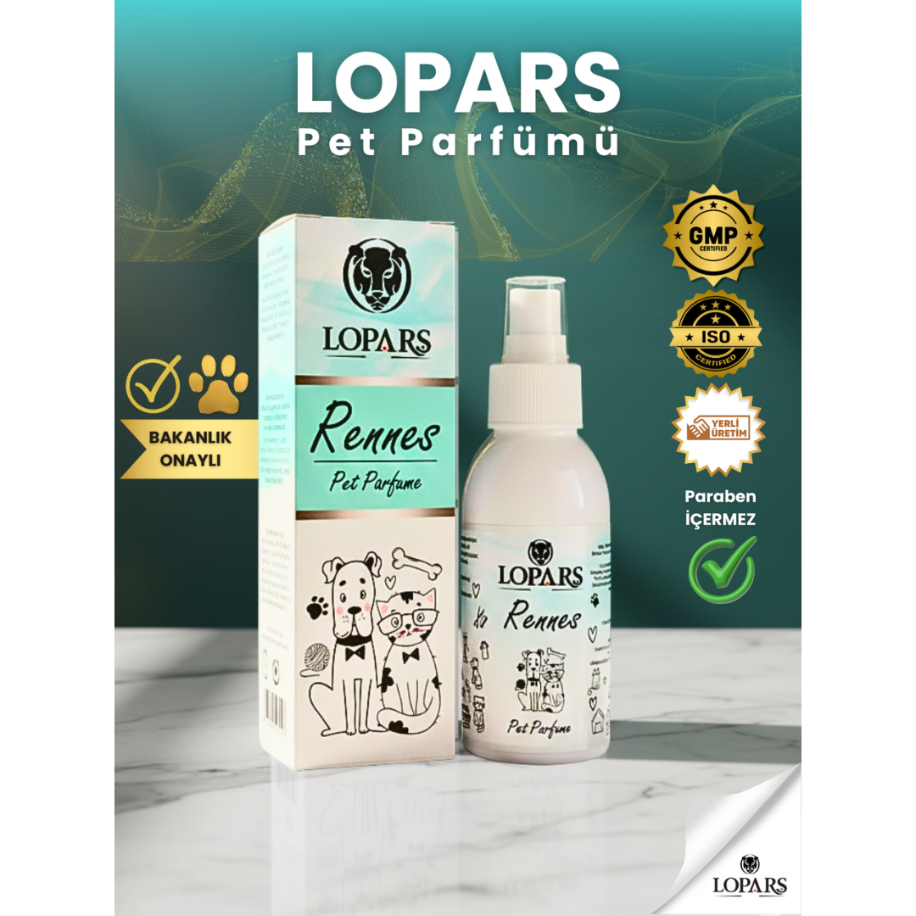 Lopars Rennes Kedi Köpek Kötü Koku Giderici Parfüm 100 ml