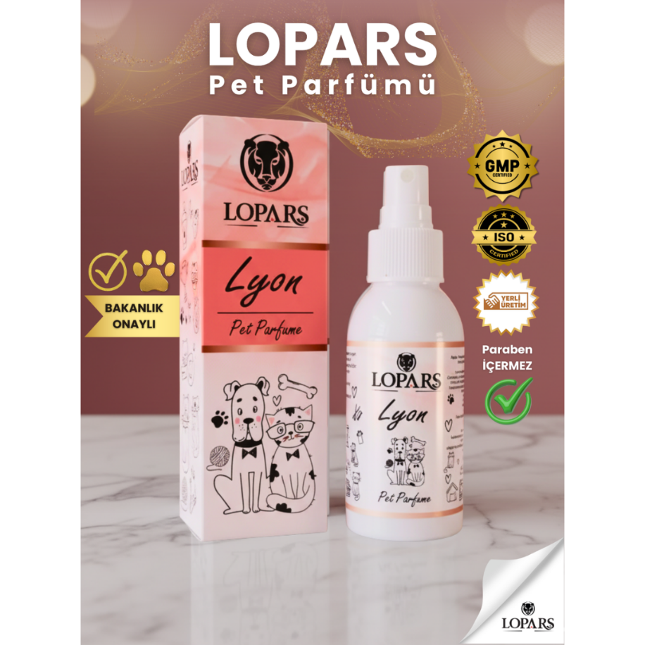 Lopars Lyon Kedi Köpek Kötü Koku Giderici Parfüm 100 ml